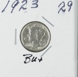 1923 - MERCURY DIME - BU