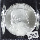 1 OZ .999 - SILVER TRUMP/ WHITE HOUSE MEDAL