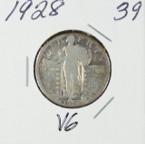 1928 - STANDING LIBERTY QUARTER - VG