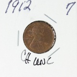 1912 - LINCOLN CENT - UNC