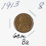 1913 - LINCOLN CENT - UNC