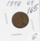 1878 - INDIAN HEAD CENT - G