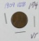 LOT OF 2 VDB LINCOLN CENTS
