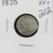 1835 - CAPPED BUST DIME  - VF+