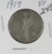 1917 - WALKING LIBERTY HALF DOLLAR - VF