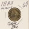 1883 - NO CENTS LIBERTY