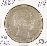 1867 - NETHERLANDS 2 1/2 GULDEN