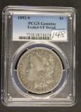 1892-S PCG S GENIUNE MORGAN DOLLAR