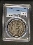 1894- S PCGS VF-20 MORGAN DOLLAR