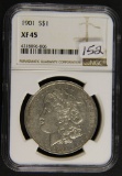 1901 NGC XF 45 MORGAN DOLLAR