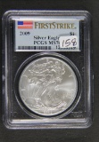 2009 PCGS MS70 - SILVER EAGLE