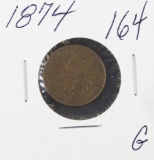 1874 - INDIAN HEAD CENT - G