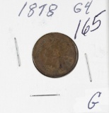 1878 - INDIAN HEAD CENT - G