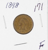 1898 - INDIAN HEAD CENT - F