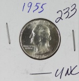 1955 - WASHINGTON QUARTER - UNC