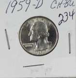 1959-D WASHINGTON QUARTER - UNC