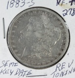 1883-S MORGAN DOLLAR - VF+