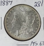 1887 - MORGAN DOLLAR - UNC