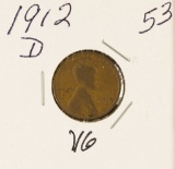 1912-D LINCOLN CENT - VG