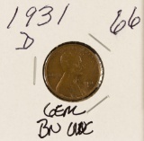 1931-D LINCOLN CENT - BU