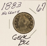 1883 - NO CENTS LIBERTY