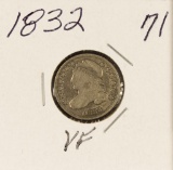 1832 - CAPPED BUST DIME - VF