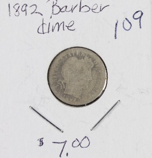 4 - COIN LOT BARBER DIMES - G