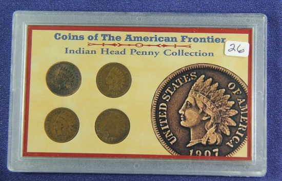 LOT OF 4  INDIAN HEAD CENTS