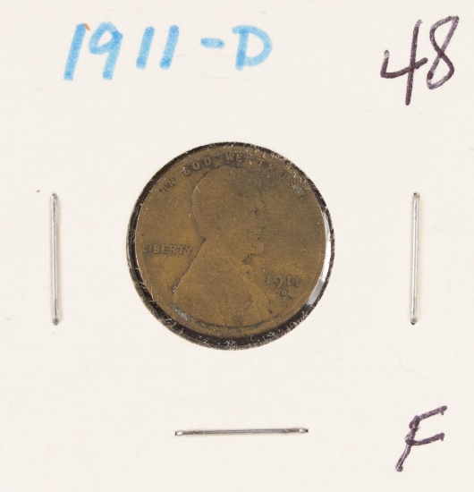 1911-D LINCOLN CENT - F