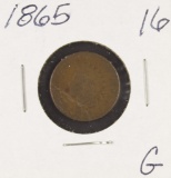 1865 - INDIAN HEAD CENT - G