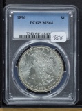 1896 - PCGS MS64 MORGAN DOLLAR