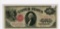 SERIES OF 1917 - ONE DOLLAR US NOTE RED SEAL