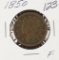 1850- BRAIDED HAIR LARGE CENT - F