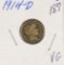 1914-D BARBER DIME - VG