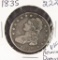 1835 - CAPPED BUST HALF DOLLAR -VF