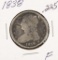 1838 - CAPPED BUST HALF DOLLAR - F