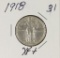 1918  - STANDING LIBERTY QUARTER - XF