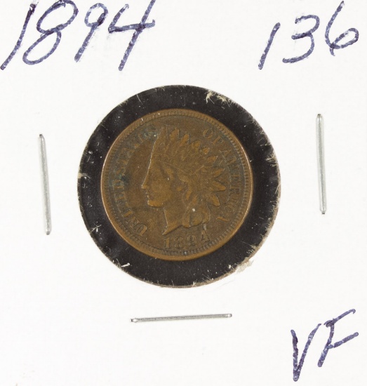 1894  - INDIAN HEAD CENT - VF