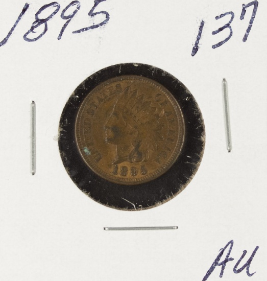 1895 - INDIAN HEAD CENT - XF/AU