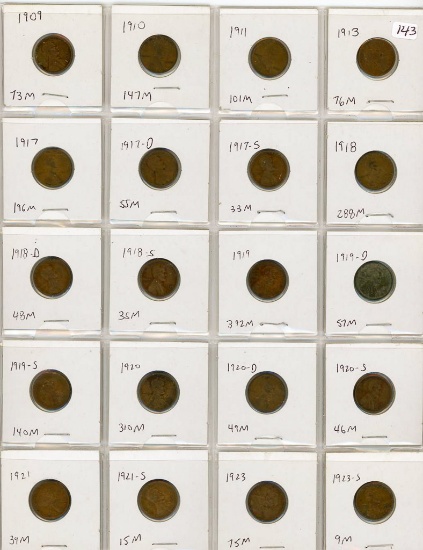 LOT OF 60 LINCOLN CENTS