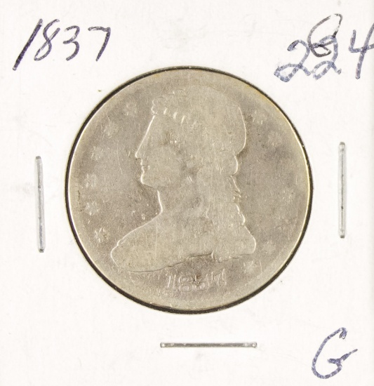 1837 - CAPPED BUST HALF DOLLAR - G