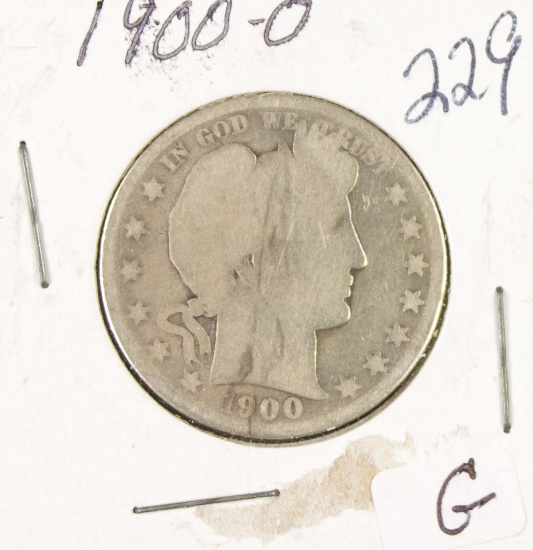 1900-O BARBER HALF DOLLAR - G