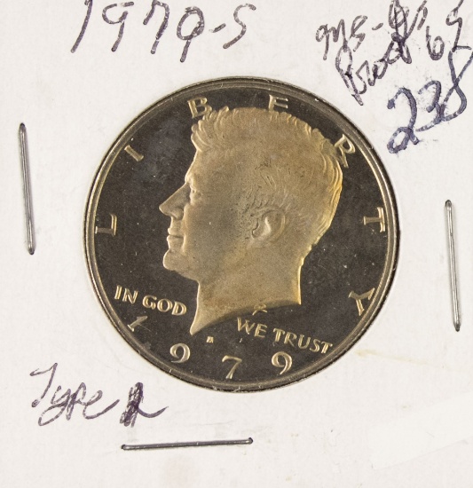 1979-S TY I PROOF KENNEDY HALF DOLLAR