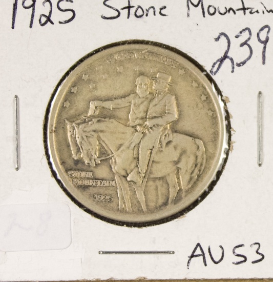 1925 - STONE MOUNTAIN COMMERATIVE HALF DOLLAR - AU