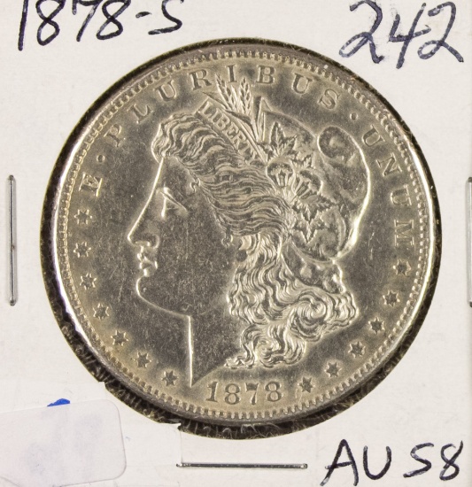 1878-S MORGAN DOLLAR - AU