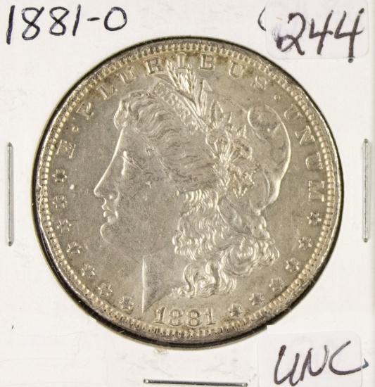 1881-O MORGAN DOLLAR - UNC