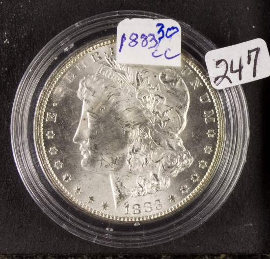 1883-CC  MORGAN DOLLAR - UNC