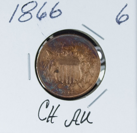 1866 - TWO CENT PIECE - CH AU