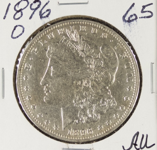 1896 -O  MORGAN DOLLAR - AU