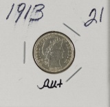 1913 - BARBER DIME - BU